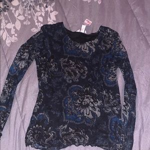 BRAND NEW NEVER WORN CHRISTOPHER & BANKS LACE TOP